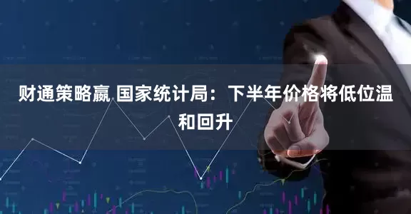 财通策略嬴 国家统计局：下半年价格将低位温和回升