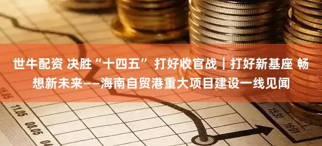 世牛配资 决胜“十四五” 打好收官战｜打好新基座 畅想新未来——海南自贸港重大项目建设一线见闻